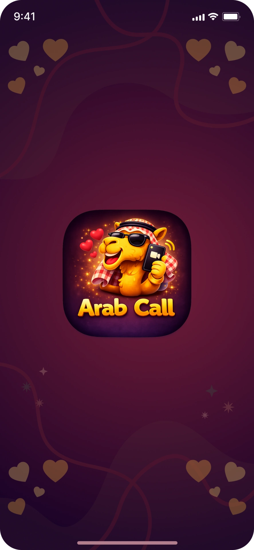 ArabCall Home Screen